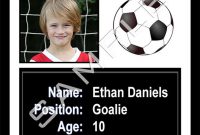Soccer Sports Trader Card Template For Photoshop Simply  Etsy with Soccer Trading Card Template