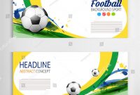 Soccer Tournament Modern Sport Banner Template Stock Vector Royalty regarding Sports Banner Templates