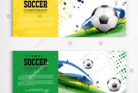 Soccer Tournament Modern Sport Banner Template Stockvektorgrafik pertaining to Sports Banner Templates