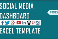 Social Media Dashboard  Free Excel Template To Report Social Media within Free Social Media Report Template