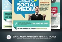 Social Media Marketing Flyers Psd Template with regard to Social Media Brochure Template