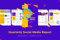 Social Media Marketing How To Create Impactful Reports  Piktochart with Weekly Social Media Report Template