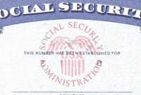 Social Security Card Template  Cyberuse in Social Security Card Template Pdf
