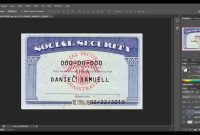 Social Security Card Template Download  Nurul Amal pertaining to Blank Social Security Card Template Download
