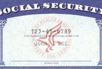 Social Security Card Template Pdf  Quick Tips Regarding intended for Editable Social Security Card Template