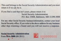 Social Security Card Template Word – Jelata with Ssn Card Template