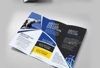 Solar Panel Trifold Double Sided  Brochures Print Templates  Ideas throughout Double Sided Tri Fold Brochure Template