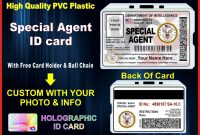 Special Agent Id Card  The Id Guru pertaining to Mi6 Id Card Template