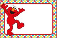 Special Elmo Birthday Invitation Template Examples With Elmo for Elmo Birthday Card Template