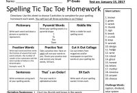 Spelling Tic Tac Toe Homework  Ppt Download in Tic Tac Toe Template Word