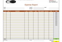 Spreadsheet Free Printable Expense Sheet Yelom Myphonecompany Co intended for Expense Report Template Xls