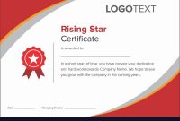 Star Performer Certificate Templates  Mandegar for Star Performer Certificate Templates