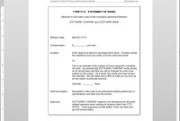 Statement Of Work Agreement Template in Scope Of Work Agreement Template