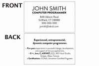 Student Business Card Template College Unique Cards Within intended for Student Business Card Template