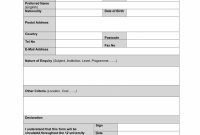 Student Inquiry Form Template – Teplates For Every Day with regard to Enquiry Form Template Word