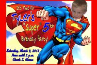 Superman Birthday Card Template Th Birthday Ideas Superman throughout Superman Birthday Card Template