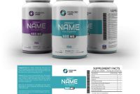 Supplement Label Template  Yupidesigns for Dietary Supplement Label Template