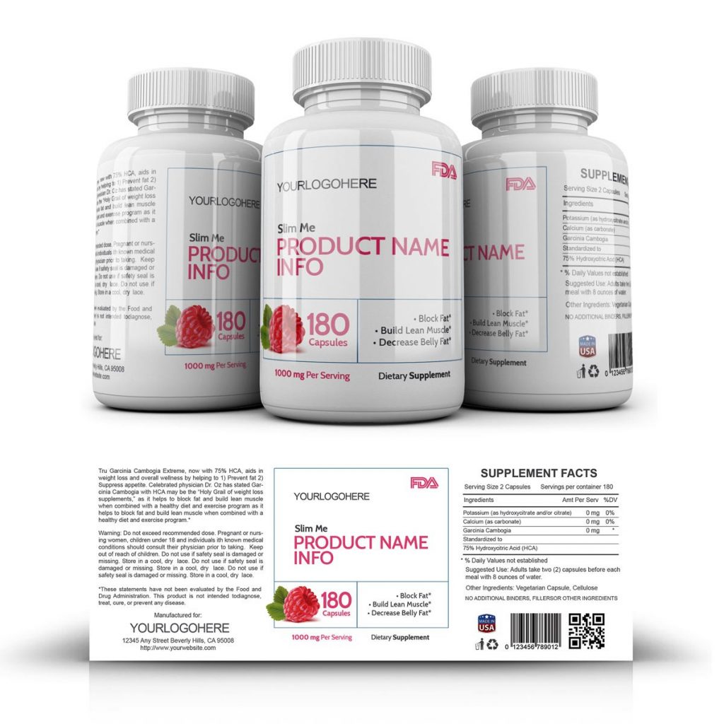 Supplement Label Template Yupidesigns pertaining to Dietary Supplement ...