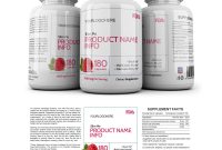 Supplement Label Template  Yupidesigns pertaining to Dietary Supplement Label Template