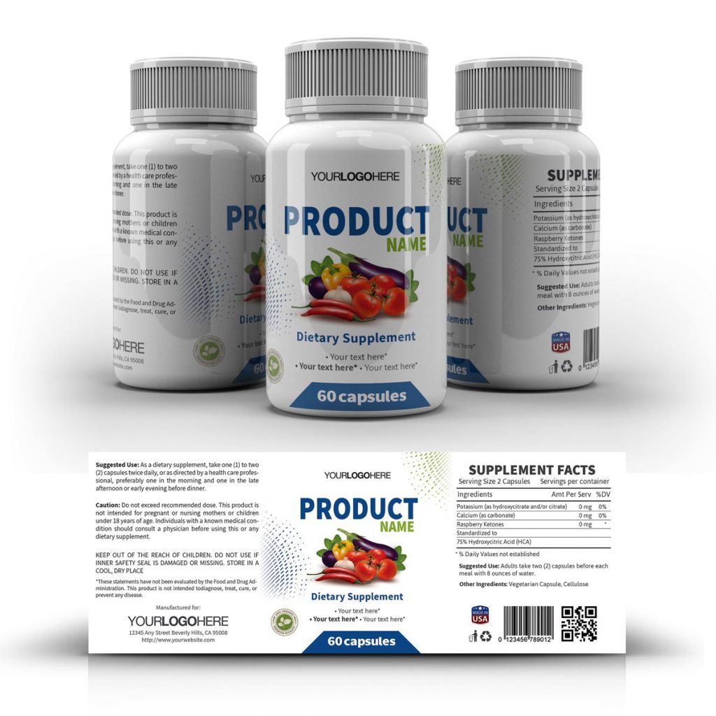 Supplement Label Template Yupidesigns pertaining to Dietary Supplement ...