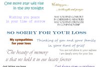 Sympathy Cards  Verses For Sympathy Cards That Express Your Deepest pertaining to Sorry For Your Loss Card Template