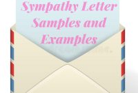 Sympathy Letter Samples And Examples  Sympathy Card Messages intended for Sorry For Your Loss Card Template