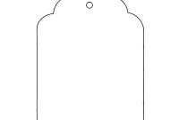 Tag Shape Template  Use These Templates Or Make Your Own Shape And in Decorative Label Templates Free