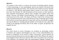 Teachers' Use Of Psychoeducational Reports In Mainstream Classrooms throughout Psychoeducational Report Template