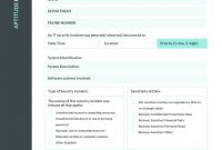 Teal It Incident Report Template Template  Venngage inside It Incident Report Template