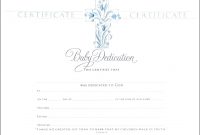 Template Baptismal Certificate Template Baptism   Baby intended for Baby Dedication Certificate Template