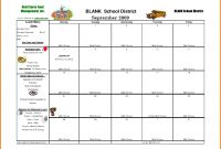 Template For School Lunch Menu – Printable Schedule Template inside Free School Lunch Menu Templates