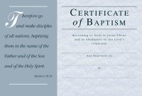 Template Ideas Certificate Of Baptism Free Word Awesome regarding Baptism Certificate Template Word