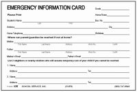 Template Ideas Emergency Contact Card Employee Form Best Of with regard to Emergency Contact Card Template