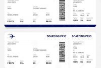 Template Ideas Fake Airline Ticket Imposing Online Word For Gift with Plane Ticket Template Word