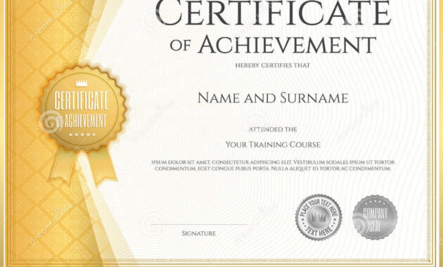 Template Ideas Free Family Reunion Certificates Templates with regard to Certificate Of Accomplishment Template Free