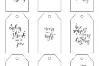 Template Ideas Free Gift Tag Templates Christmas Printables in Free Gift Tag Templates For Word