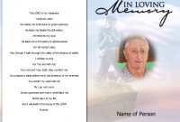 Template Ideas Free Memorial Cards Blank Funeral Program Search pertaining to Memorial Cards For Funeral Template Free