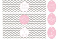 Template Ideas Free Printable Baby Shower Water Bottle pertaining to Baby Shower Water Bottle Labels Template