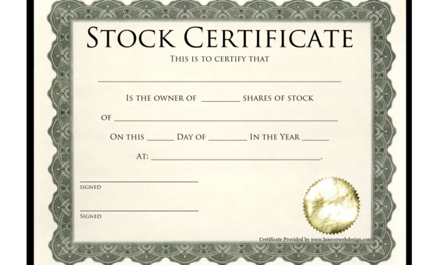 Template Ideas Free Stock Impressive Certificate Word Common with regard to Free Stock Certificate Template Download
