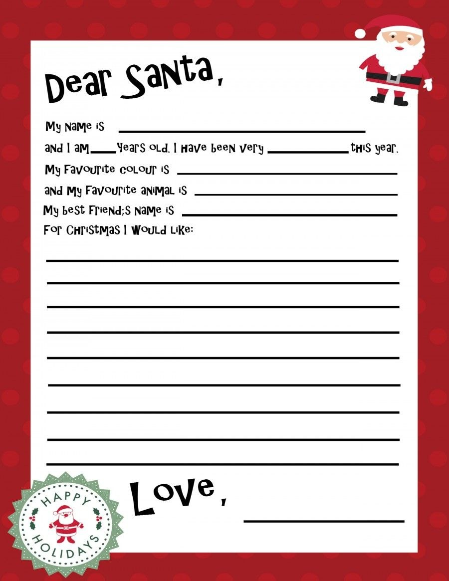 Template Ideas Letter From Santa Breathtaking Word Free Pdf throughout Letter From Santa Template Word