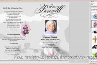 Template Ideas Memorial Card Free Download Funeral Program regarding Memorial Card Template Word
