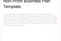 Template Ideas Nonprofit Business Plan Outlinereport Document regarding Non Profit Business Plan Template Free Download
