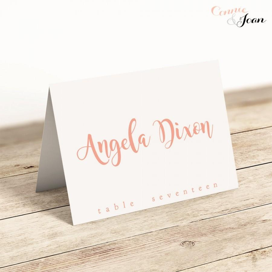 Template Ideas Printable Folded Place Cards Table Name Wedding within Table Name Cards Template Free