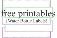 Template Ideas Water Bottle Labels Free Printable Label Wine for Free Water Bottle Label Template Word