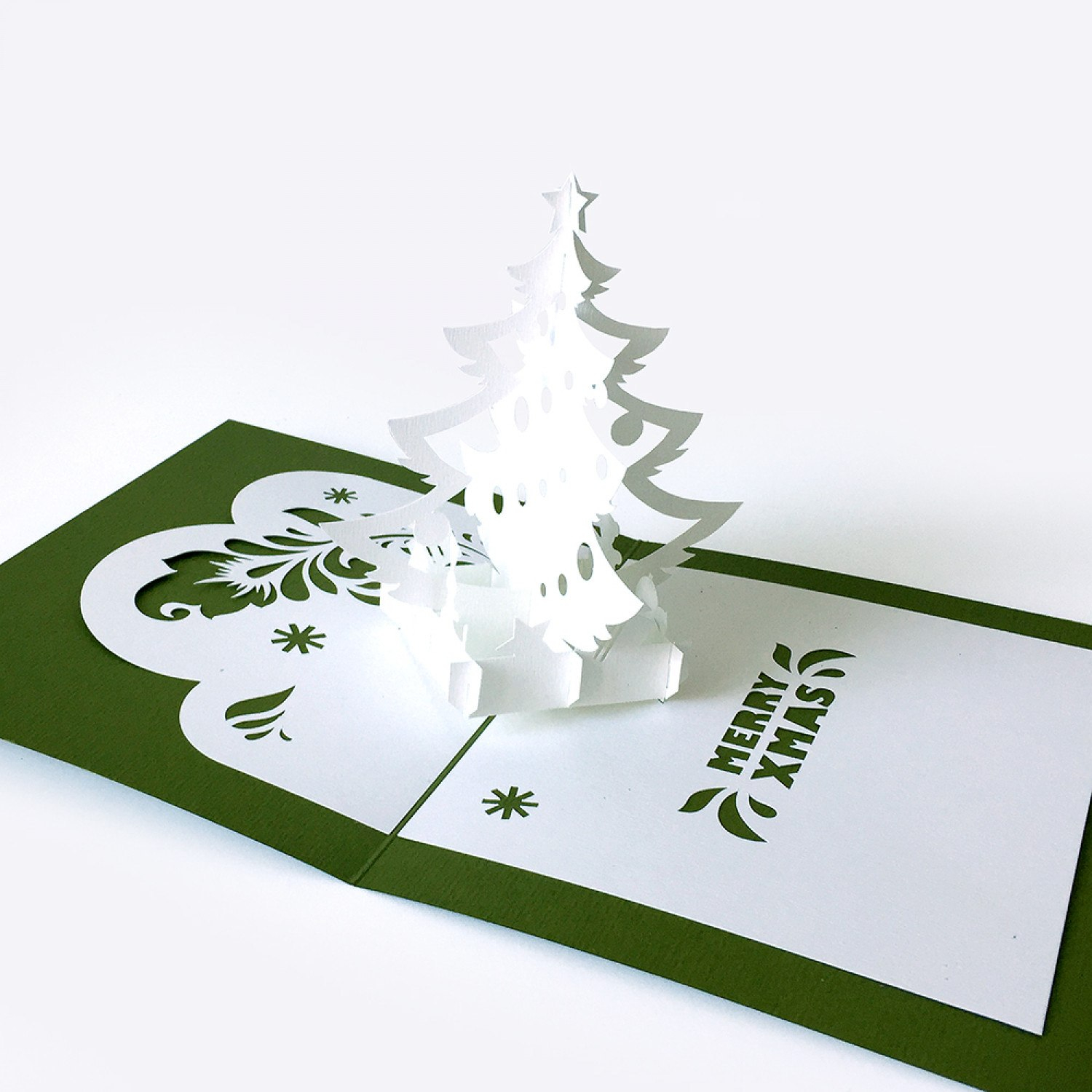 Template Popup Card «Christmas Tree» within Pop Up Tree Card Template