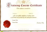 Template Training Certificate Template Fire Extinguisher Word With inside Fire Extinguisher Certificate Template