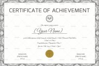 Tennis Achievement Certificate Design Template In Psd Word in Tennis Certificate Template Free