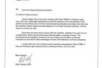 Testimonial Letters  Common Sense Business Solutions with Business Testimonial Template