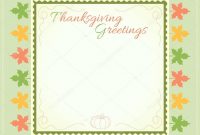 Thanksgiving Day Menu Template — Stock Vector © Beinluck for Thanksgiving Day Menu Template