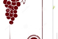 The Blank Wine Label Stock Vector Illustration Of Decor inside Blank Wine Label Template